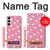 W2858 Pink Flamingo Pattern Case Cover Custodia e Flip Case per Samsung Galaxy A05s