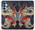 W2073 Japan Dragon Art Case Cover Custodia e Flip Case per Samsung Galaxy A15 5G