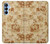 W2180 Flower Floral Vintage Pattern Case Cover Custodia e Flip Case per Samsung Galaxy A15 5G