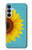 W3039 Vintage Sunflower Blue Case Cover Custodia e Flip Case per Samsung Galaxy A15 5G