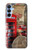 W3856 Vintage London British Case Cover Custodia e Flip Case per Samsung Galaxy A15 5G