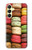 W0080 Macarons Case Cover Custodia e Flip Case per Samsung Galaxy A25 5G