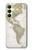 W0604 World Map Case Cover Custodia e Flip Case per Samsung Galaxy A25 5G