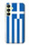 W3102 Flag of Greece Case Cover Custodia e Flip Case per Samsung Galaxy A25 5G