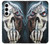 W0222 Skull Pentagram Case Cover Custodia e Flip Case per Samsung Galaxy A35 5G