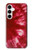 W2480 Tie Dye Red Case Cover Custodia e Flip Case per Samsung Galaxy A35 5G