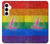 W2900 Rainbow LGBT Lesbian Pride Flag Case Cover Custodia e Flip Case per Samsung Galaxy A35 5G