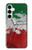 W3318 Italy Flag Vintage Football Graphic Case Cover Custodia e Flip Case per Samsung Galaxy A35 5G