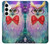 W3934 Fantasy Nerd Owl Case Cover Custodia e Flip Case per Samsung Galaxy A35 5G
