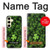 W0358 Clover Lucky Leaf Case Cover Custodia e Flip Case per Samsung Galaxy S24