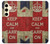 W0674 Keep Calm and Carry On Case Cover Custodia e Flip Case per Samsung Galaxy S24