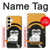W2324 Funny Monkey with Headphone Pop Music Case Cover Custodia e Flip Case per Samsung Galaxy S24