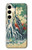 W2491 Hokusai Kirifuri Waterfall at Kurokami Case Cover Custodia e Flip Case per Samsung Galaxy S24