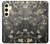 W2664 Black Blossoming Almond Tree Van Gogh Case Cover Custodia e Flip Case per Samsung Galaxy S24