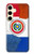 W3017 Paraguay Flag Case Cover Custodia e Flip Case per Samsung Galaxy S24