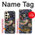W3791 William Morris Strawberry Thief Fabric Case Cover Custodia e Flip Case per Samsung Galaxy S24