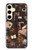 W3877 Dark Academia Case Cover Custodia e Flip Case per Samsung Galaxy S24