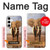 W0310 African Elephant Case Cover Custodia e Flip Case per Samsung Galaxy S24 Plus