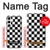 W1611 Black and White Check Chess Board Case Cover Custodia e Flip Case per Samsung Galaxy S24 Plus