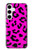 W1850 Pink Leopard Pattern Case Cover Custodia e Flip Case per Samsung Galaxy S24 Plus