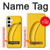 W2294 Banana Case Cover Custodia e Flip Case per Samsung Galaxy S24 Plus