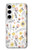 W2354 Pastel Flowers Pattern Case Cover Custodia e Flip Case per Samsung Galaxy S24 Plus