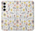 W2354 Pastel Flowers Pattern Case Cover Custodia e Flip Case per Samsung Galaxy S24 Plus