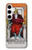 W2808 Tarot Card The Emperor Case Cover Custodia e Flip Case per Samsung Galaxy S24 Plus