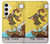 W2810 Tarot Card The Fool Case Cover Custodia e Flip Case per Samsung Galaxy S24 Plus