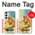 W3184 Little Mermaid Painting Case Cover Custodia e Flip Case per Samsung Galaxy S24 Plus