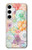 W3705 Pastel Floral Flower Case Cover Custodia e Flip Case per Samsung Galaxy S24 Plus
