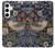 W3791 William Morris Strawberry Thief Fabric Case Cover Custodia e Flip Case per Samsung Galaxy S24 Plus