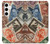 W3900 Stamps Case Cover Custodia e Flip Case per Samsung Galaxy S24 Plus