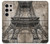 W3416 Eiffel Tower Blueprint Case Cover Custodia e Flip Case per Samsung Galaxy S24 Ultra