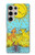 W3435 Tarot Card Moon Case Cover Custodia e Flip Case per Samsung Galaxy S24 Ultra