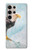 W3843 Bald Eagle On Ice Case Cover Custodia e Flip Case per Samsung Galaxy S24 Ultra