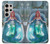 W3911 Cute Little Mermaid Aqua Spa Case Cover Custodia e Flip Case per Samsung Galaxy S24 Ultra