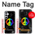 W2356 Peace Sign Case Cover Custodia e Flip Case per Samsung Galaxy A55 5G