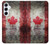 W2490 Canada Maple Leaf Flag Texture Case Cover Custodia e Flip Case per Samsung Galaxy A55 5G