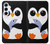 W2631 Cute Baby Penguin Case Cover Custodia e Flip Case per Samsung Galaxy A55 5G