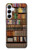 W3154 Bookshelf Case Cover Custodia e Flip Case per Samsung Galaxy A55 5G