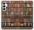 W3154 Bookshelf Case Cover Custodia e Flip Case per Samsung Galaxy A55 5G