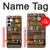 W3154 Bookshelf Case Cover Custodia e Flip Case per Samsung Galaxy A55 5G