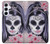 W3821 Sugar Skull Steam Punk Girl Gothic Case Cover Custodia e Flip Case per Samsung Galaxy A55 5G