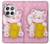 W3025 Pink Maneki Neko Lucky Cat Case Cover Custodia e Flip Case per OnePlus 12