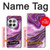W3896 Purple Marble Gold Streaks Case Cover Custodia e Flip Case per OnePlus 12