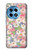 W3688 Floral Flower Art Pattern Case Cover Custodia e Flip Case per OnePlus 12R