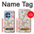 W3688 Floral Flower Art Pattern Case Cover Custodia e Flip Case per OnePlus 12R