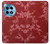 W3817 Red Floral Cherry blossom Pattern Case Cover Custodia e Flip Case per OnePlus 12R