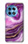 W3896 Purple Marble Gold Streaks Case Cover Custodia e Flip Case per OnePlus 12R